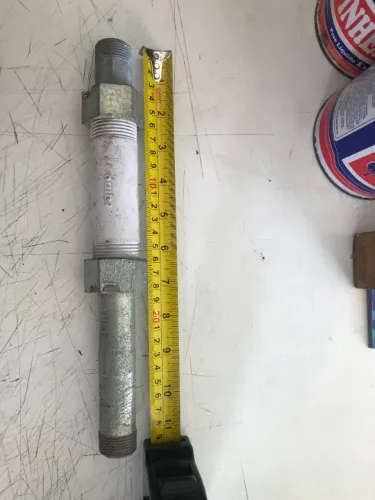 2 PONTAS GALVANIZADA + TUBETE HIDROMETRO