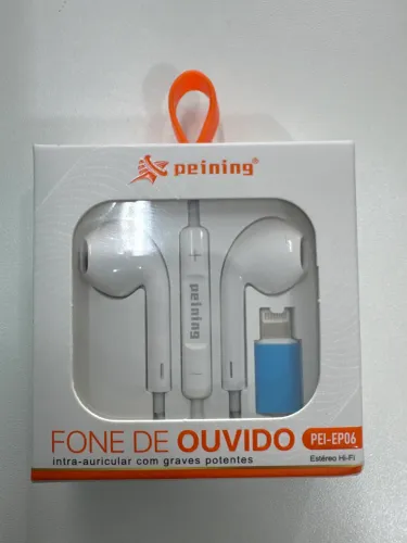 Fone de ouvido com Fio para iphone 