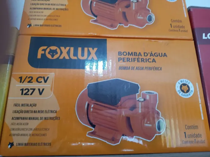 Bomba D'água Periférica Foxlux 1/2 CV 220V