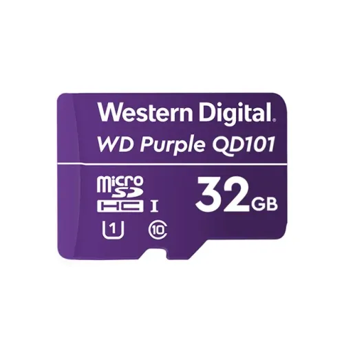 Cartão de Memória WD Purple 32GB MicroSD 16TBW - WZetta