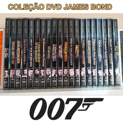 DVD Coleção James Bond 007 completa perfeita