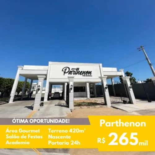 FIT - Terreno Parthenon - 14x30 - 420m² - Nascente