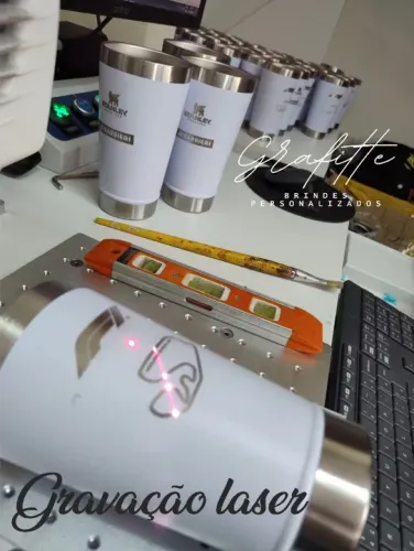 Copo térmico gravado á laser