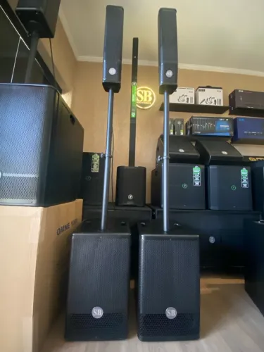 Par Torre Caixa Omne 600 Ativa Coluna de Alta Frequência