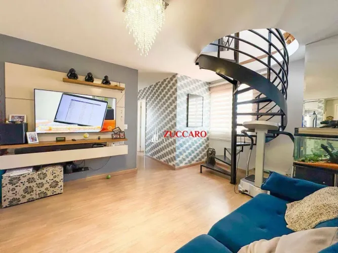Cobertura Duplex com 3 Dormitórios e Área Gourmet  Super Class Lago dos Patos, Vila São Ri