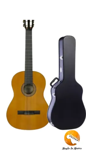 Violão Valência Vc 264 Ht Nylon Acústico Clássico Vc264ht + HARDCASE REDBURN VIOLAO
