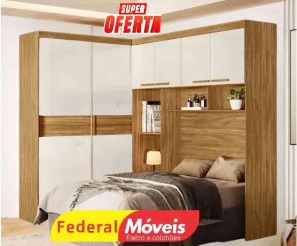 Guarda Roupa Marrom Modulado (NOS CHAME NO WHATSAPP)