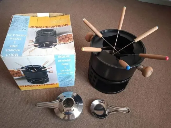Aparelho Fondue + Luminaria Estilo Japão
