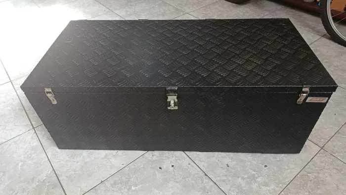 Caixa baú maleiro aluminio expedicao caçamba 