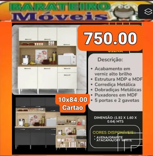 Armario de cozinha mdp/mdf
