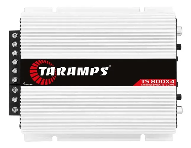 Modulo Taramps Ts800x4 2 Ohms 800W Potencia Rms Amplificador Som Automotivo Entrada Rca E 