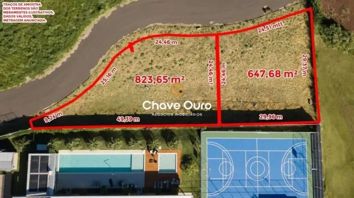 Terreno à venda, 823 m² por R$ 820.000,00 - Claudete - Cascavel/PR