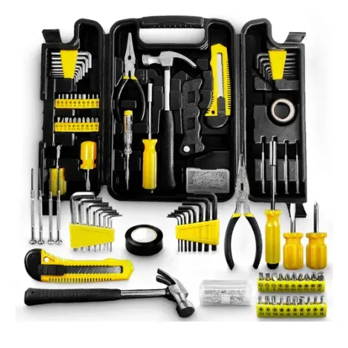 Jogo de Ferramentas 50 Peças Maleta Completa Profissional Titanium - R$ 109,99