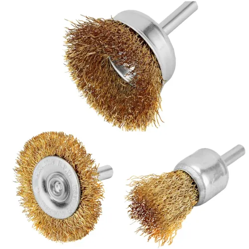 KIT ESCOVAS DE AÇO 3 PEÇAS MTX