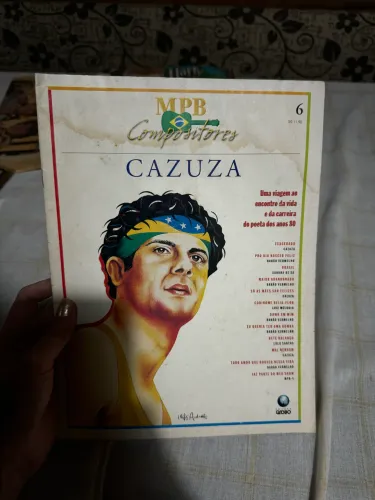 Antiga revista MPB compositores Cazuza