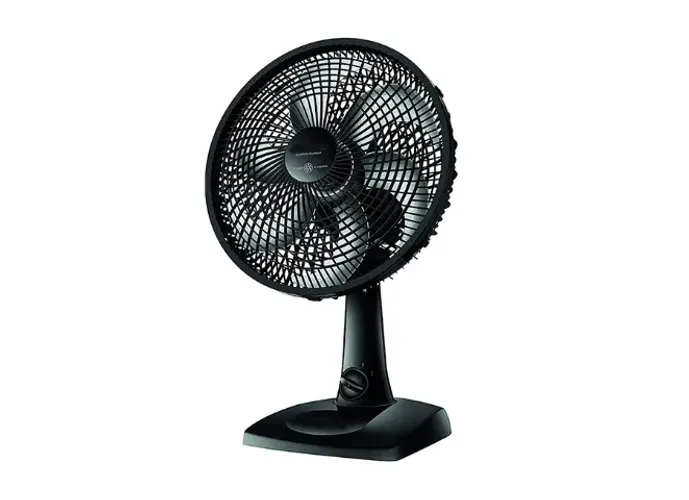 Ventilador de Mesa 06 pás, 30cm e 03 velocidades Super Power Preto  