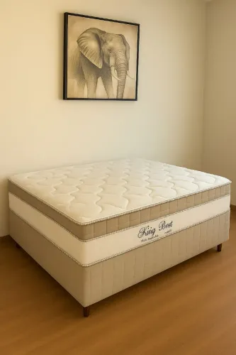 Cama casal Molas ensacadas anjos novo Garantia 