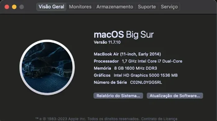 Mac OS Big Sur