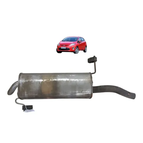 Escapamento Silencioso Abafador Ford New Fiesta 2015 2016 17