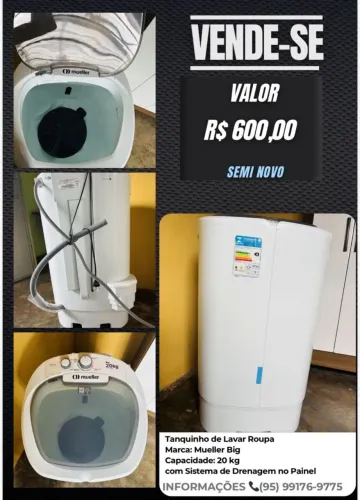 Tanquinho de lavar roupas