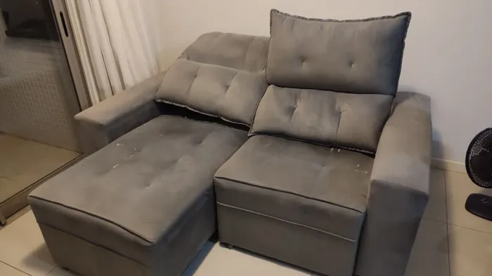 Sofá retrátil 2 lugares