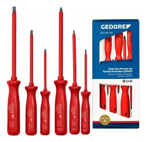 Jogo chave isolada 6 PCs gedore 