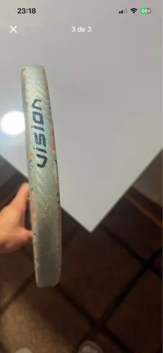 Raquete de beach tennis Super Vision Carbon Pro 3K