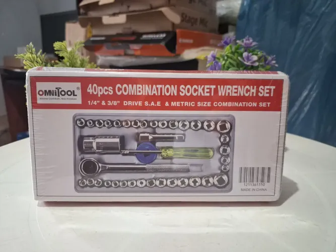 Kit chave jogo catraca 40 peças