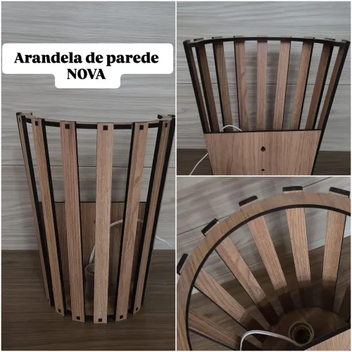 ARANDELA DE PAREDE NOVA