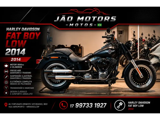 Harley-davidson Fat boy low 2014