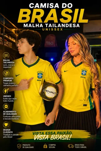 Camisas premium do Brasil! Garanta já a sua 135,00