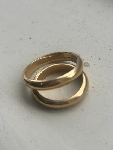 Par de Alianças em ouro