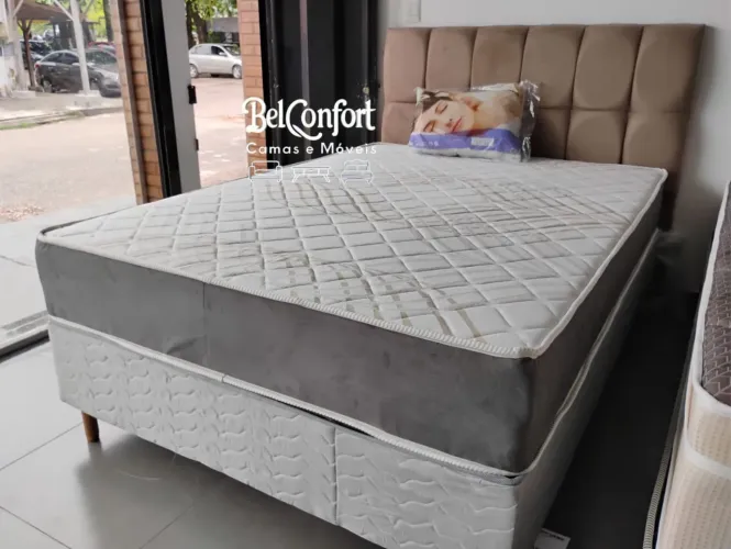 Cama de casal molas ensacadas/ salinas norteflex