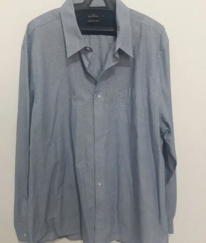 camisa masculina algodão e poliéster tam. GG