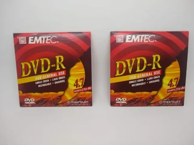 Kit 2 Dvd-r Virgens 4.7 Emtec