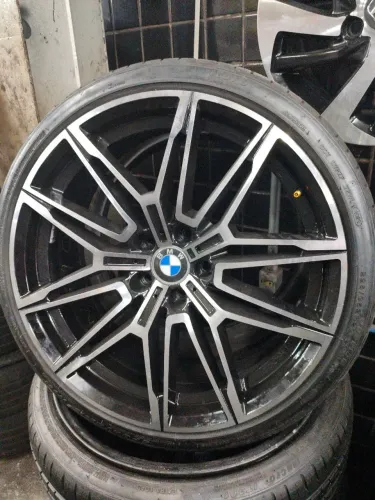 Rodas 20 BMW M3 4 320 X1 +pneus 90% furacão 5x112