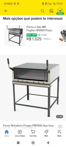 Forno prógas PRP G2 novo