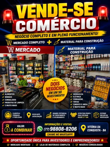 Vende-se mercado completo 