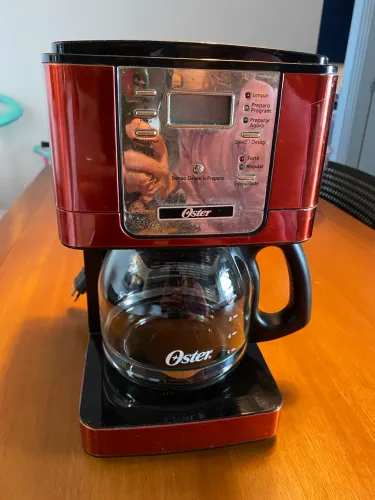Oster Cafeteira Flavor Programável, Vermelha, 127 V