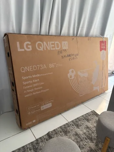 Smart tv LG 86 polegadas nova lacrada