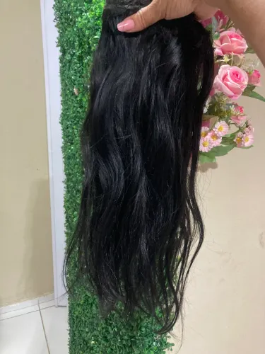 Promoção cabelo mas aplicação 150 gramas 50 centímetros