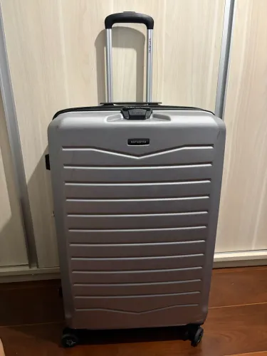 Mala Samsonite Cinza Grande