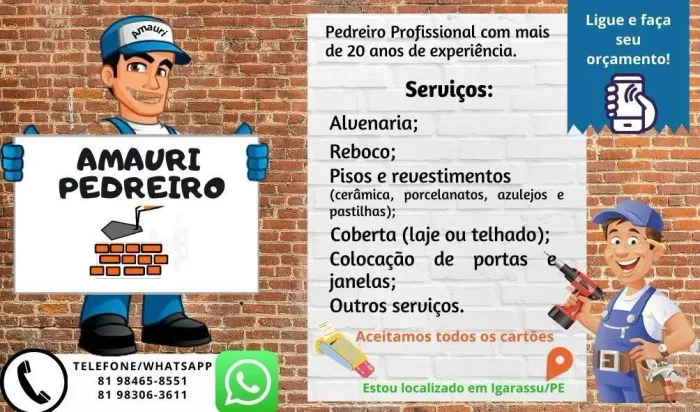 PEDREIRO PROFISSIONAL 