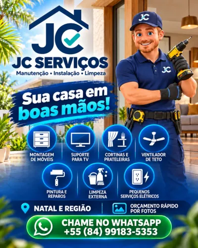 JC SERVIÇOS ? MANUTENÇÃO, INSTALAÇÃO E LIMPEZA