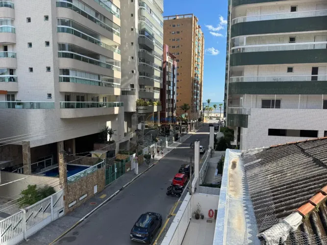 Canto do Forte - Amplo Apto 2 dorms c/ Varanda Frente Rua 499 mil