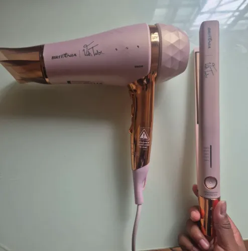 Kit secador Britânia 2100W + Prancha Viih Tube