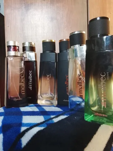Kit com 6 frascos vazios Malbec O Boticário