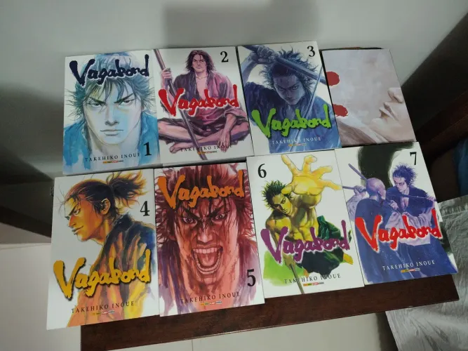 Vagabond Panini Mangás 1 a 7