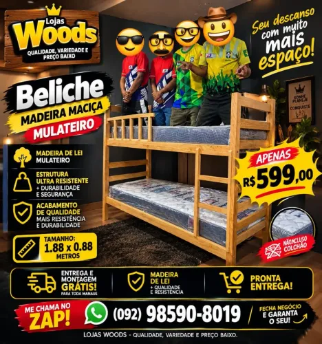 Beliche Madeira R$ 599,00 Disponível a Pronta Entrega