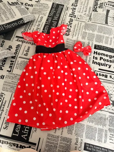 Vestido da Minnie 4 a 6anos